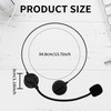 Fake Microphone,Plastic Head Headsets Mic Prop Wireless Bluetooth Microphones Radio