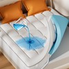 BDEUS Waterproof Dual Layer 4 Inch Memory Foam Mattress Topper