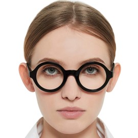 OCCI CHIARI Reading Glasses Women's Reader Black Sturdy Eyewear 1.25(0 1.0 1.25 1.5 1.75 2.0 2.25 2.5 3.0 3.5 4.0 5.0 6.0)