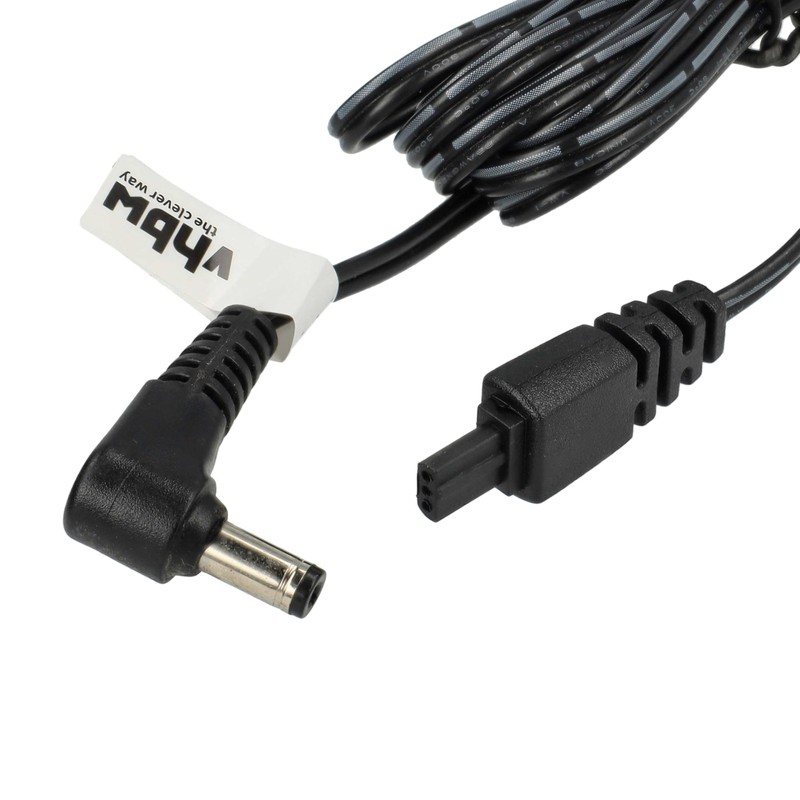 vhbw Replacement Power Cable for Panasonic K2GJYDC00004 Camcorder Camera -