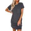 Acelitt Women Casual Summer Dress 2025 Fashion Crewneck Short Sleeve