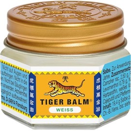 White Tiger Balm - Natural Balm For Colds And Promoting Skin Circulation. Contains Essential Oils - 1 X 19.4 g