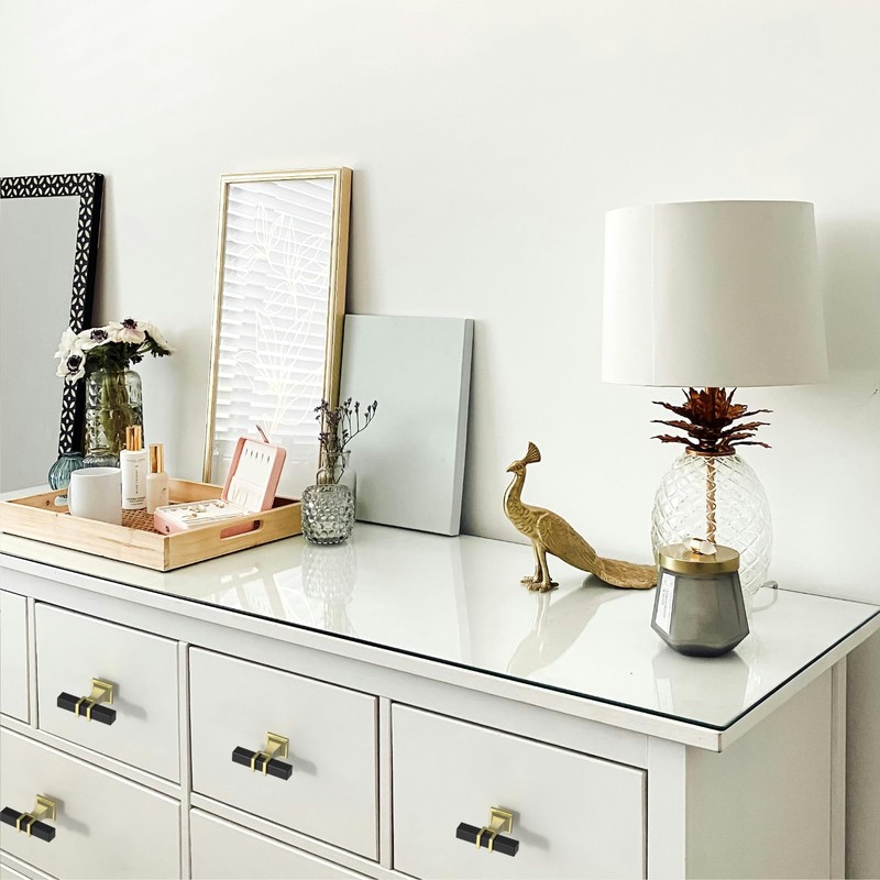 FILTA 2 Inch (55MM) Matte Black 10 Pack Cabinet Knobs,Black