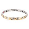 Women Men Stylish Titanium Steel Health Care Magnets Germanium Bracelet