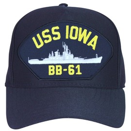 USS Iowa BB-61 Ship Cap