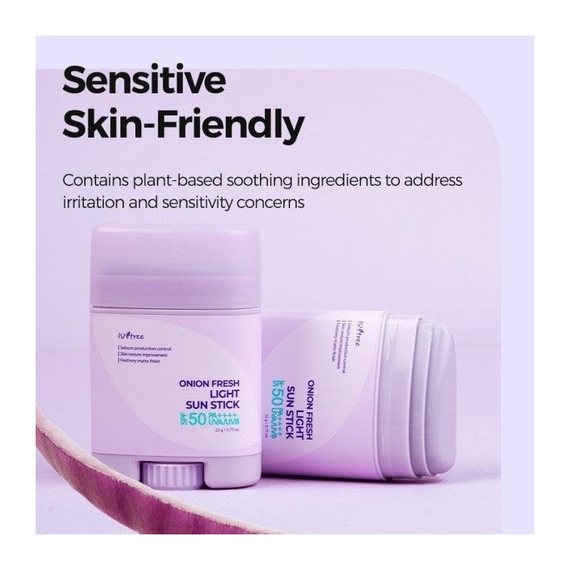 ISNTREE Protector Solar Facial en Barra Onion Fresh No Sebum