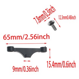 FDXGYH 2 Pcs AM5 Motherboard CPU Cooler Fan Bracket CPU Fan Retainer Bracket for AM5 Black