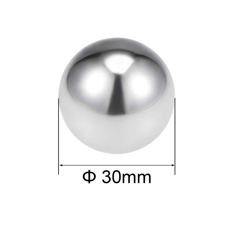 sourcing map 30mm Bearing Balls 304 Stainless Steel G100 Precision