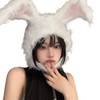 Moerstar Rabbit Ears, Cosplay, Halloween, Headwear, Mofofu, Unisex (White)