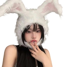 Moerstar Rabbit Ears, Cosplay, Halloween, Headwear, Mofofu, Unisex (White)