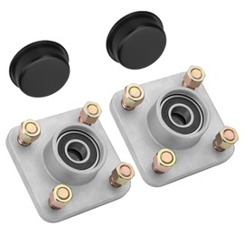 JAVIK 2Pcs Front Wheel Hub & Dust Cover Cap Compatible with Yamaha Golf Cart G8/G11/G14/G16/G20/G22/G27/YTF/YDR OEM# JG5-WF511-00-00 JG5-WF511-10-00