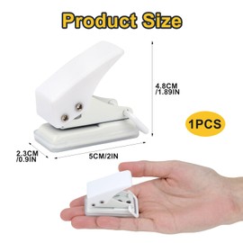 Lotbun Mini Hole Punch, Single Hole Punch Flight, Dart Hole Punch, Pocket Punch, Portable Multifunctional Hand Punch for Manual DIY, File Binding