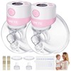 TSRETE Double Wearable Breast Pump, Electric Hands-Free Breast Pumps with