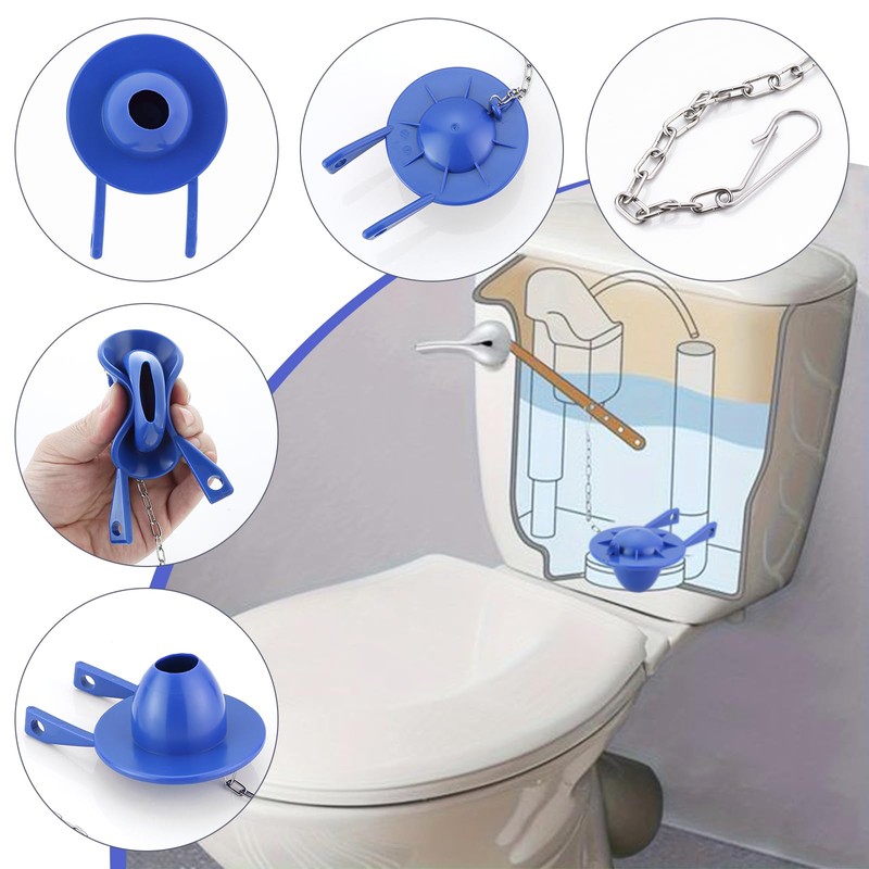 for Kohler GP85160 2-Inch Toilet Flapper Replacement Kit with Chain,Compatible