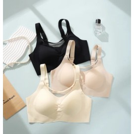 3D Ergonomic Adhesive Bra No Pressure All Day Comfort SeamlessColor: Black, Cup Size: 5Xl