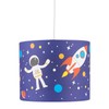 Space Rocket Design Easy Fit Light Shade, Blue Space Ceiling