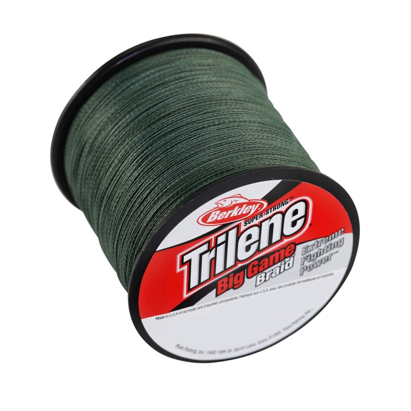 Trilene Big Game Braid-Quarter Spools-Lo-Vis Green-65lb