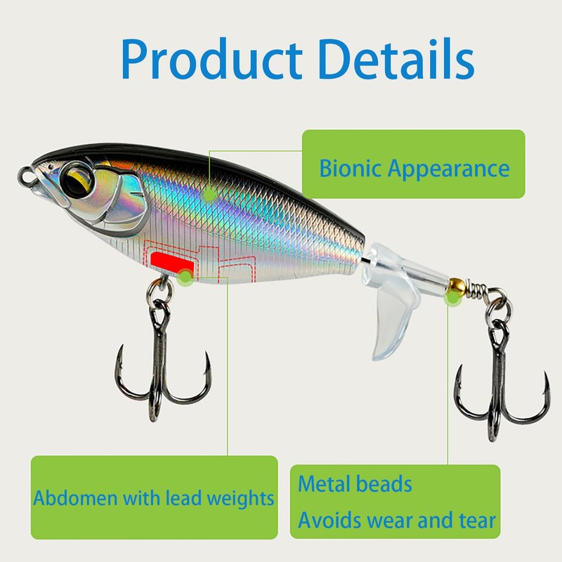 Smaoqingji Fishing Bait Rubber Fish Bass Bait – Pack of