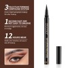 Docolor Ultra Fine Precision Brown Eyeliner, Professional Liquid Eyeliner, Waterproof