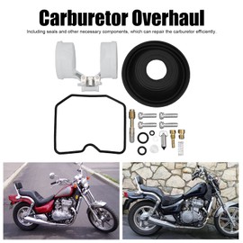 BIKING Carburetor Repair Kit, 2 Sets Carburetor Repair Kit, Carburetor Repair Kit, Compatible with Kawasaki Vulcan 500/EN500 1991-1995