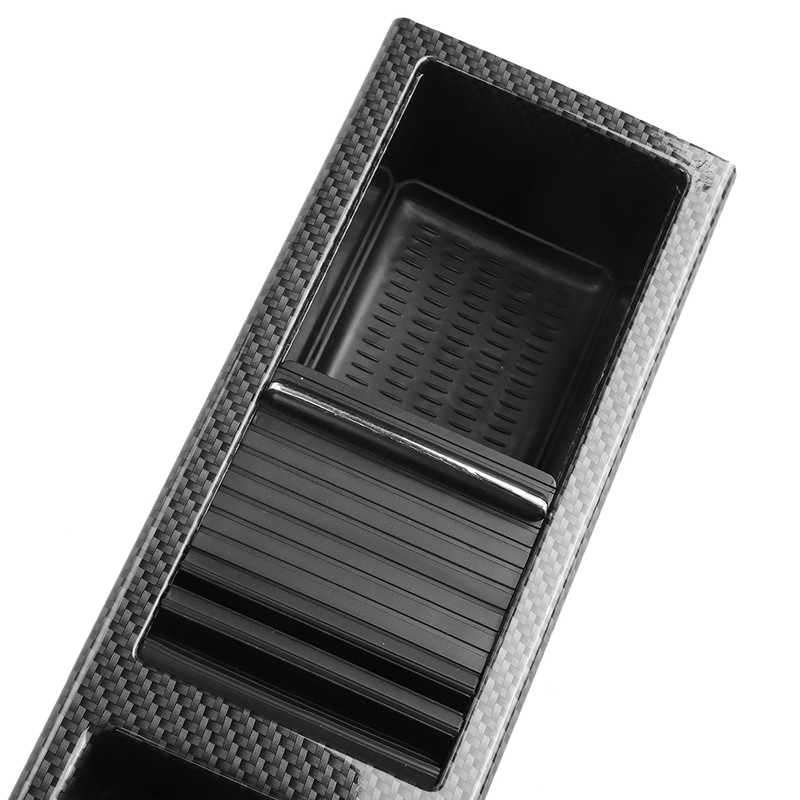 Center Console Tray Carbon Fiber Grain Storage Insert Drawer 51167038323