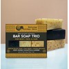 Nature's Golden Skin Bar Soap Trio for Body, Face, &