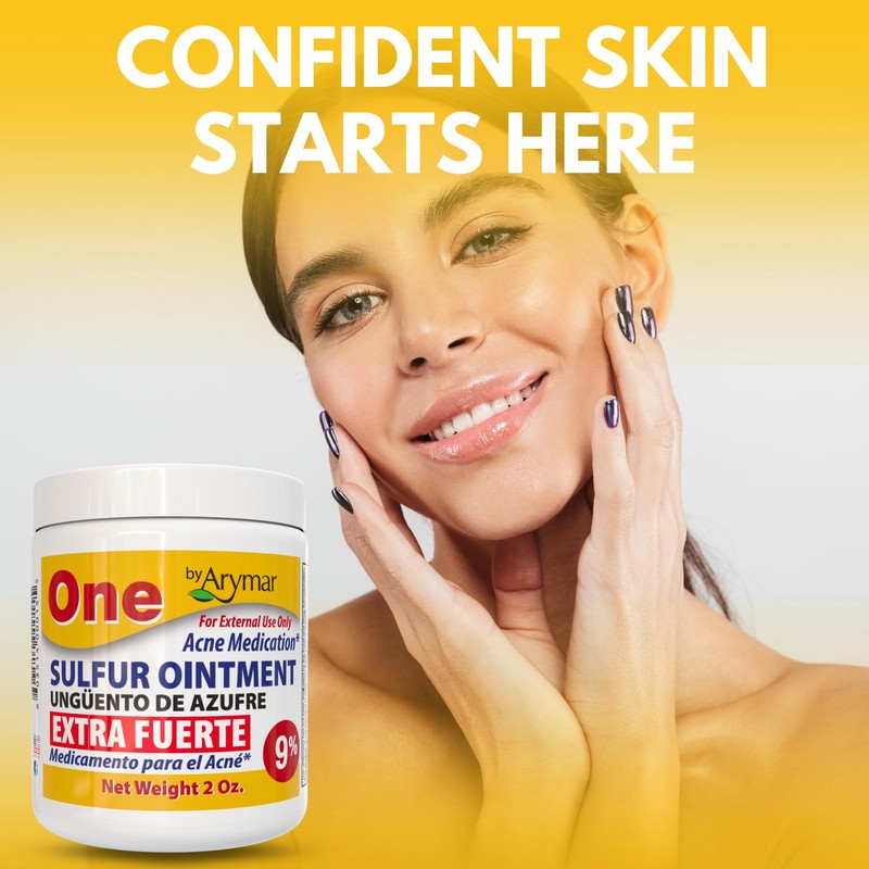 Arymar Sulfur Ointment 9% Acne Spot Formula for Face and