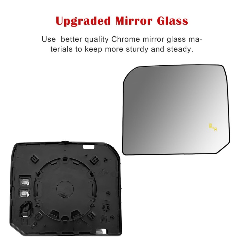 Blind Spot Detection Passenger Side Mirror Replacement for Toyota Tundra