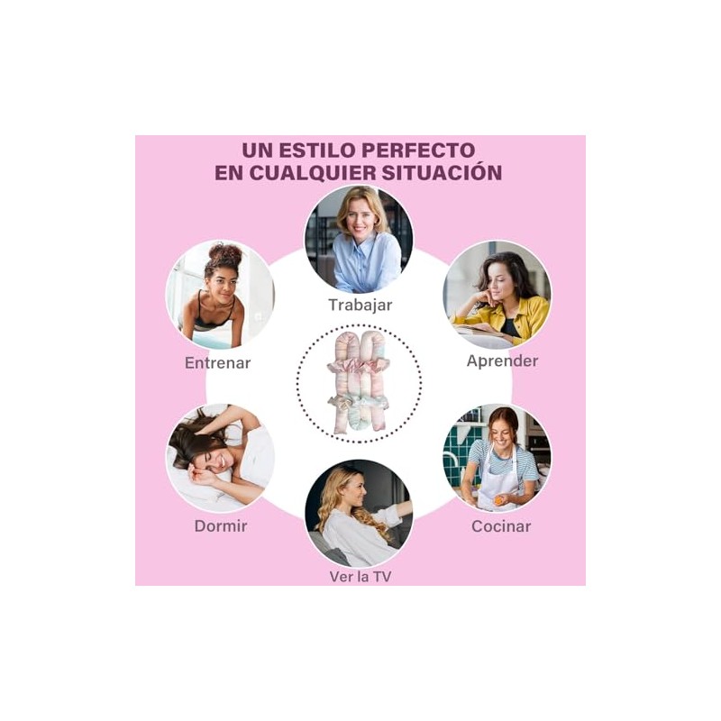 Rizador de Cabello sin Calor, Rizadores de Pelo sin Calor,