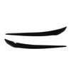2 Pcs Headlight Eyebrow Headlamp Eyelid Cover Trim Frame Decal