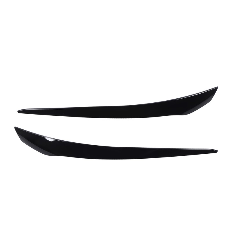 2 Pcs Headlight Eyebrow Headlamp Eyelid Cover Trim Frame Decal