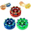 Fireworks Fingertip Gyro, 3Pcs Light up Spinning Tops for Kids