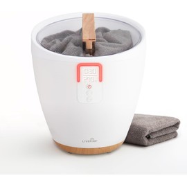 Live Fine Towel Warmer | Bucket Style Luxury Heater with LED Display, Adjustable Timer, Auto Shut-Off | Fits 40” x 70” Oversized Towel