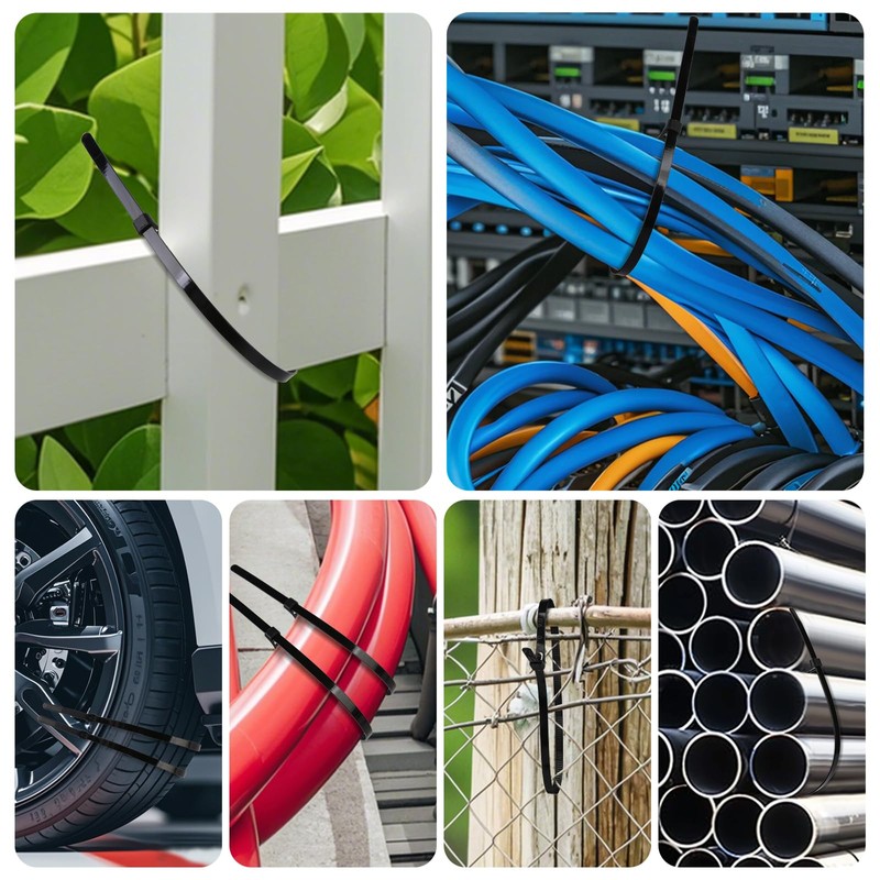 Heavy-Duty Reusable Zip Ties – 20-Inch 500 x 7.6mm, 120