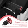 Dogary 2 PCS Motorcycle Handlebar End Caps, Aluminum Alloy Handlebar
