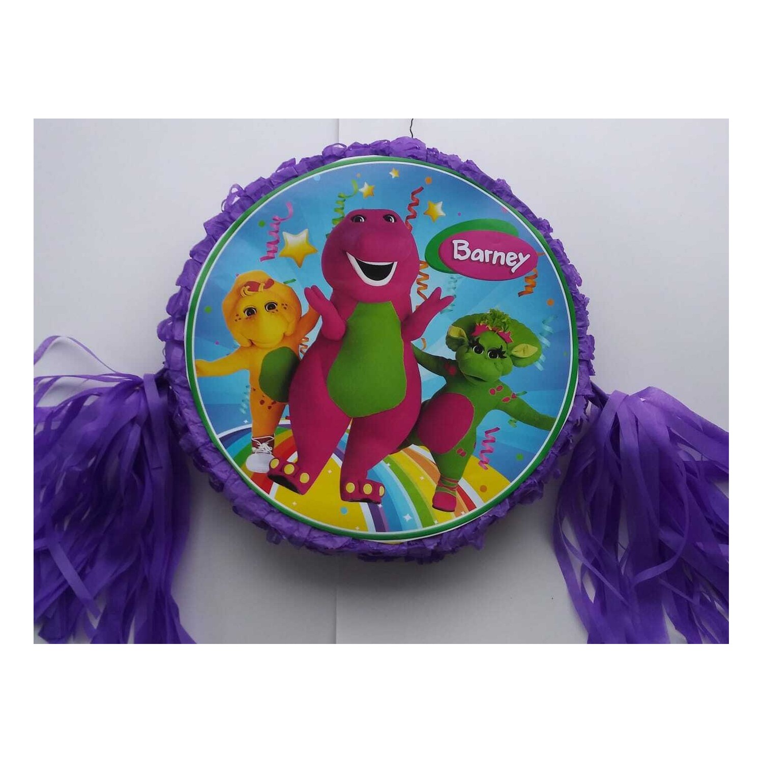 Barney Piñata Birthday Party Game party Decoration photo prop, - ibspot.com