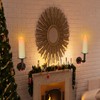PChero 10" x 3" Flickering Flameless Candles with Remote and