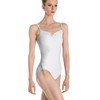 Wear Moi Abbie Leotard, White, Small, Microfiber Elasthan (ABBISWHI)