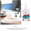 Ipetboom 1pc Cartoon Press Type Lotion Dispenser Bottle Refillable Lotion