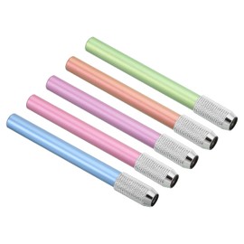 PATIKIL Pencil Extenders, 5 Pack Metal Handle Adjustable Pencil Holder Extenders for Artists Drawing Shading, Multi-Color