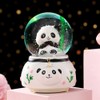 Panda Snow Globe, caja de música de 80 mm para