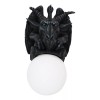 Baphomet Sabbatic Goat Pentagram Sigil Gargoyle Small Wall Sconce Lamp