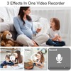 Body Camera, 1.3 in 1080P Color Display 180° Rrotating Lens