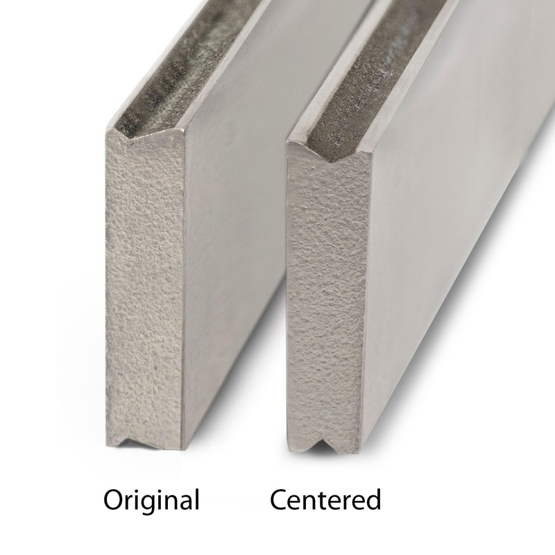 StewMac Compact Z-File Guitar Fret Crowning File – Centered, 300-Grit,