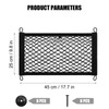 2 Pack Car Storage Net, DEDC 17.7x9.8 inch Cargo Net