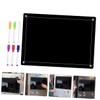 Parliky 1set Magnetic Weekly Planner Board Erasable Whiteboard Chalk Marker