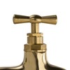 Outdoor Garden bib Tap Victorian Vintage Style Polished Brass 1/2"BSPM