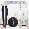 DURASIKO Unisex Side Zipper Bedridden Patient Clothing,Patient Pants,Tear Away Pants,Soft