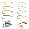 XFISHMAN Fly Hooks for Fly Tying Dry Wet Nymph Flies