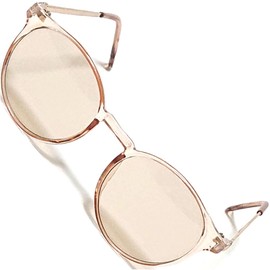 FashionBerry Classic Boston Sunglasses Date Glasses, Eye Friendly, No Fatigue, UV Protection, Fashion Glasses, Unisex, Lightweight [99% UV Rating Lenses], 4. C Brown x L Brown